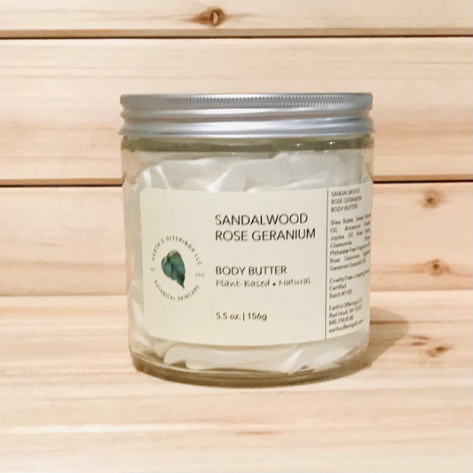 Sandalwood + Rose Geranium Body Butter